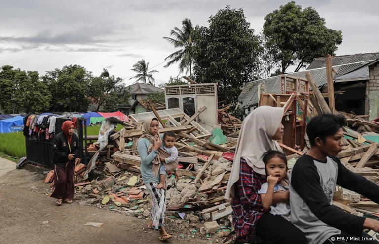 West-Java opnieuw getroffen door een aardbeving © Copyright ANP 2022